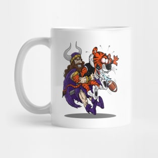 Minnesota Vikings Fans - Kings of the North vs Choking Kitties Mug